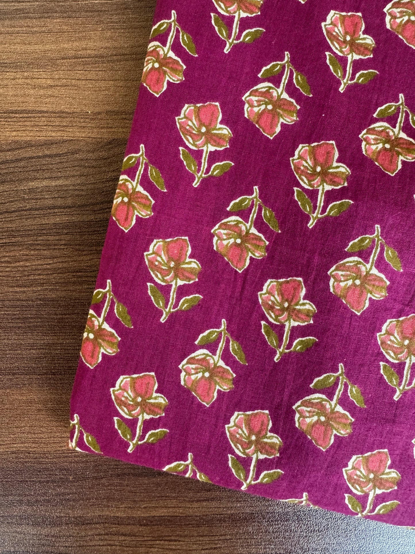 Pink Red Roses- Cord Set - Pure Cotton