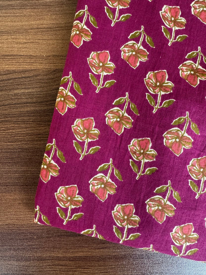 Pink Red Roses- Cord Set - Pure Cotton