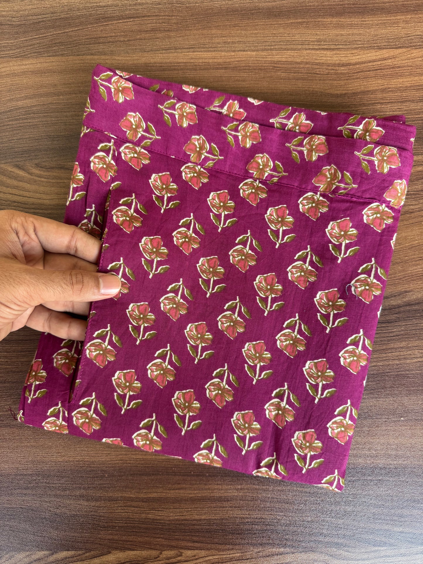 Pink Red Roses- Cord Set - Pure Cotton