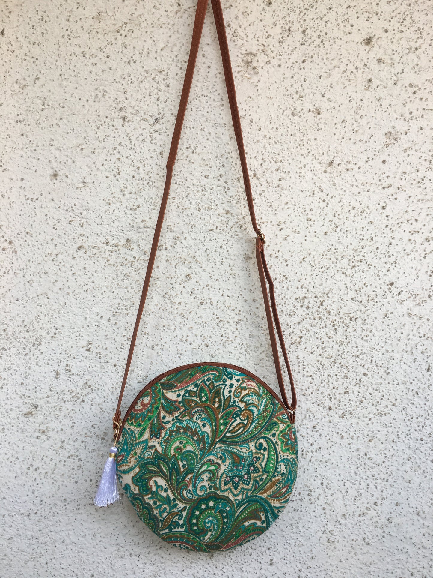 Keri Sea Green - Cute Round Sling bag