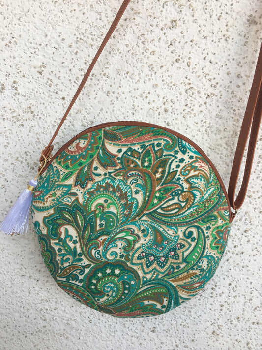Keri Sea Green - Cute Round Sling bag