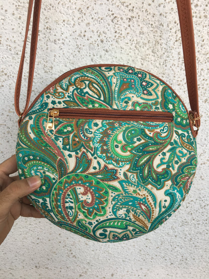 Keri Sea Green - Cute Round Sling bag