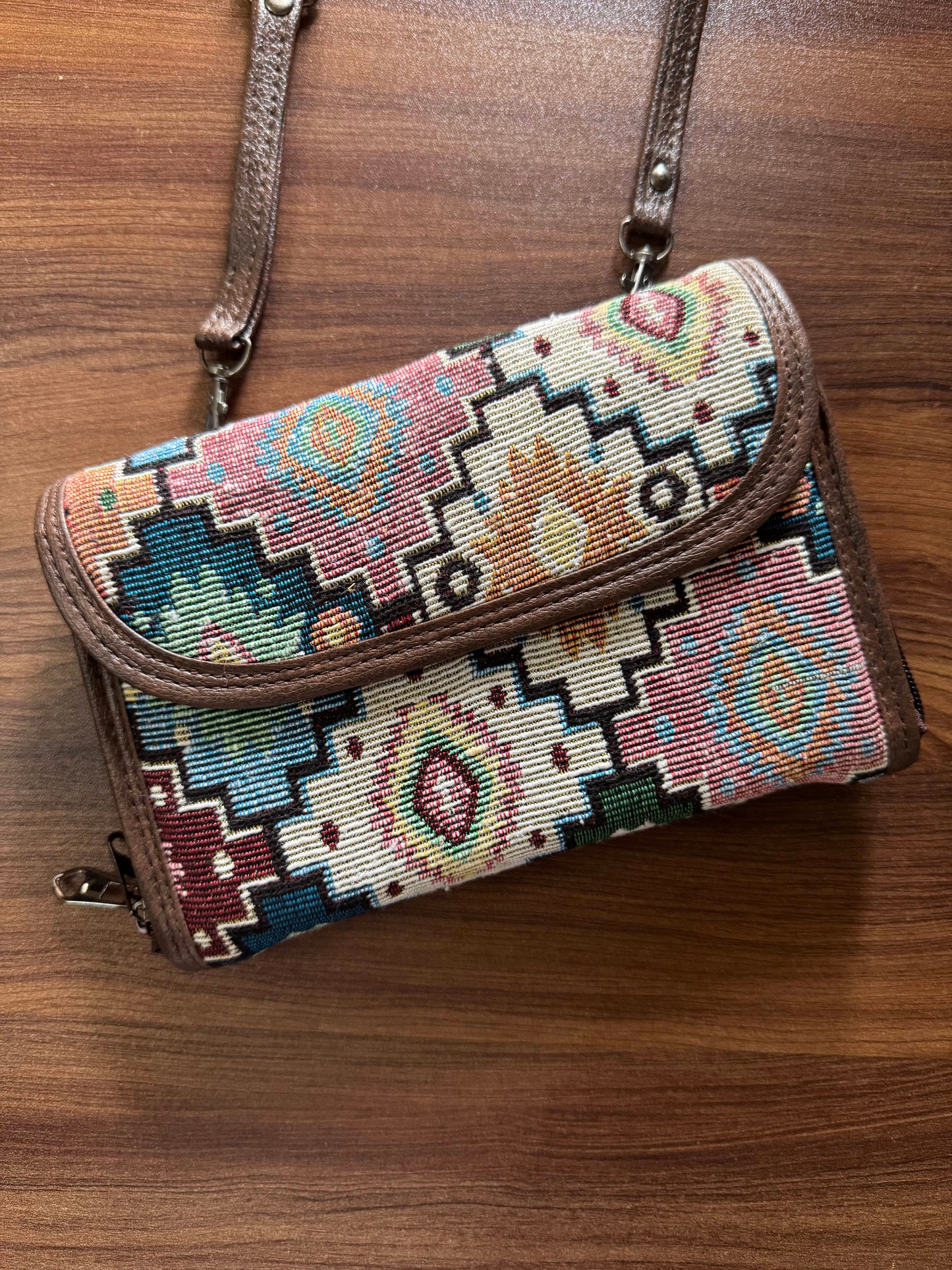 2 pockets  - Trendy & Beautiful Womens Wallet with Sling belt - 03