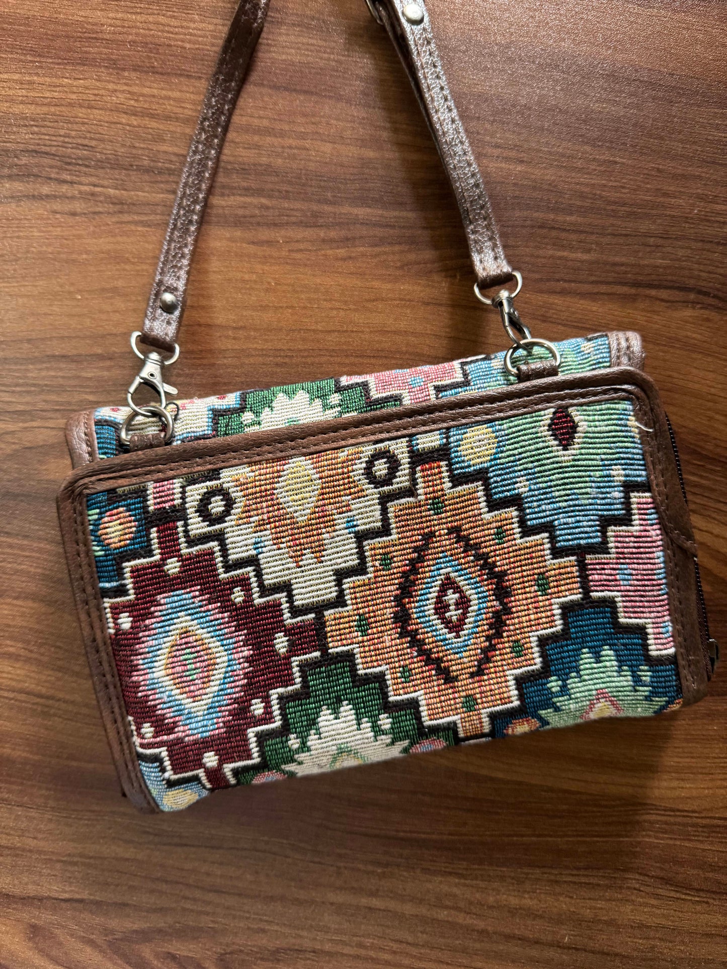 2 pockets  - Trendy & Beautiful Womens Wallet with Sling belt - 03