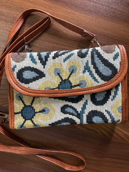 2 pockets  - Trendy & Beautiful Womens Wallet with Sling belt - 04