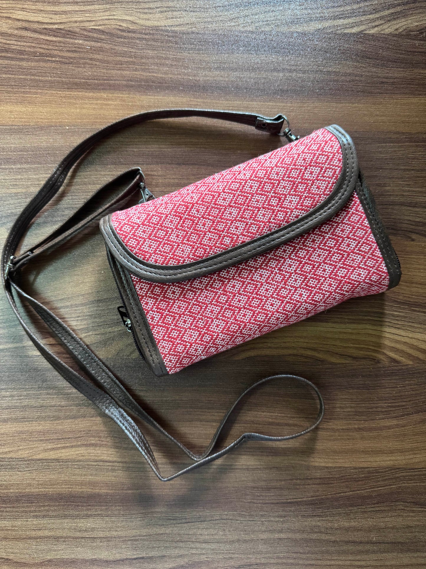 2 pockets  - Trendy & Beautiful Womens Wallet with Sling belt - 05