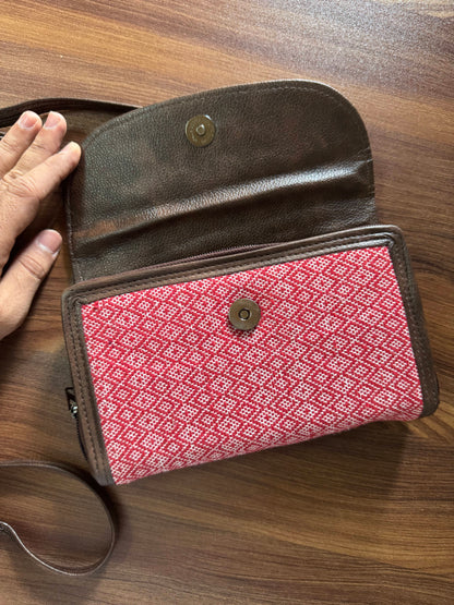 2 pockets  - Trendy & Beautiful Womens Wallet with Sling belt - 05