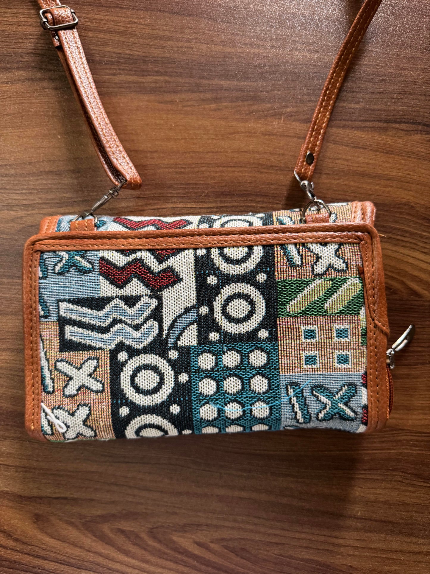 2 pockets  - Trendy & Beautiful Womens Wallet with Sling belt - 01