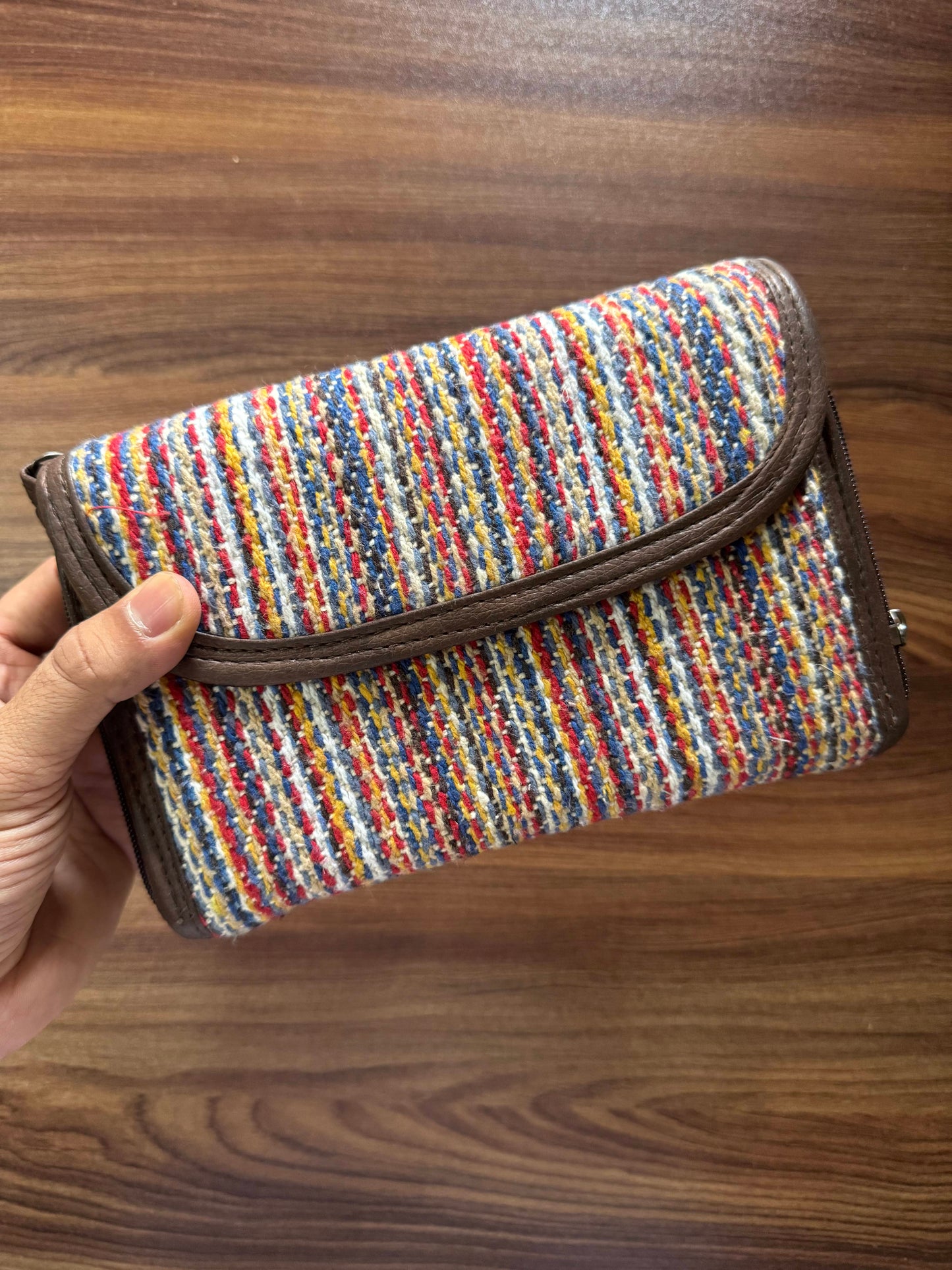 2 pockets  - Trendy & Beautiful Womens Wallet with Sling belt - 02