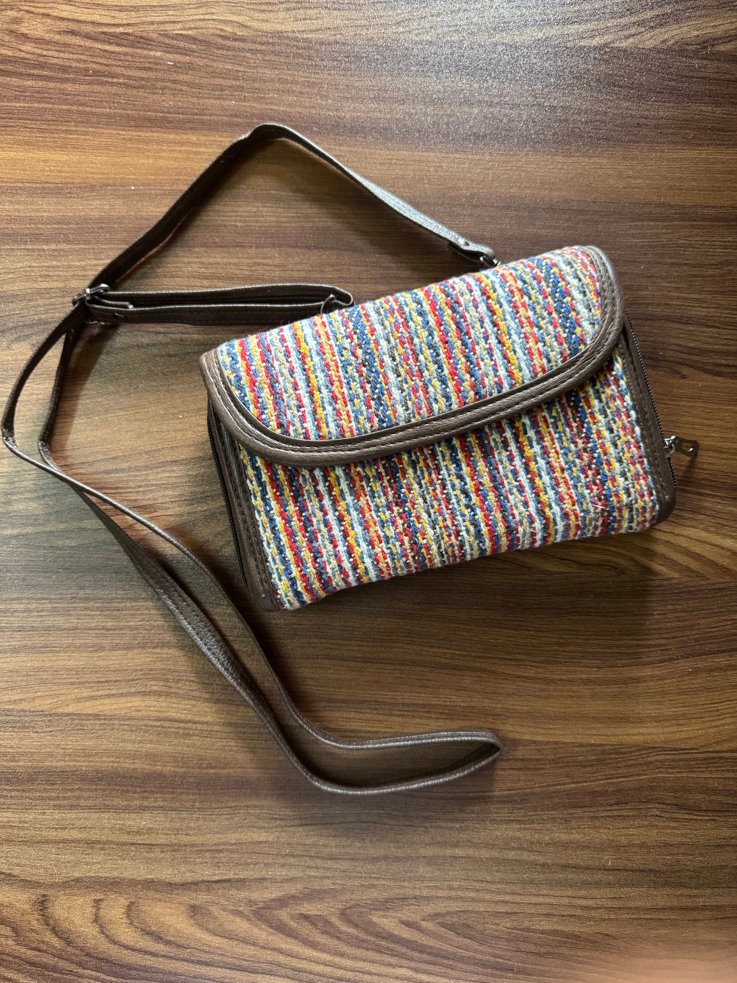 2 pockets  - Trendy & Beautiful Womens Wallet with Sling belt - 02