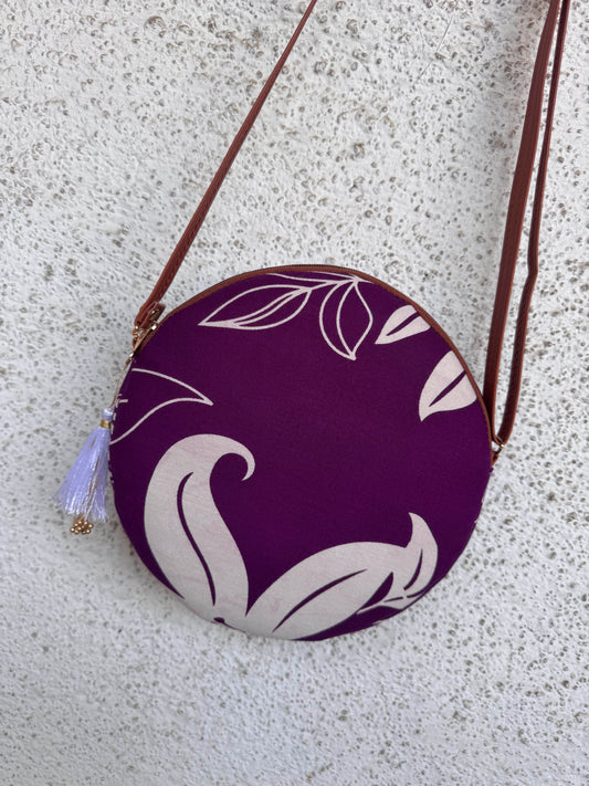 Lily Purple - Cute Round Sling bag