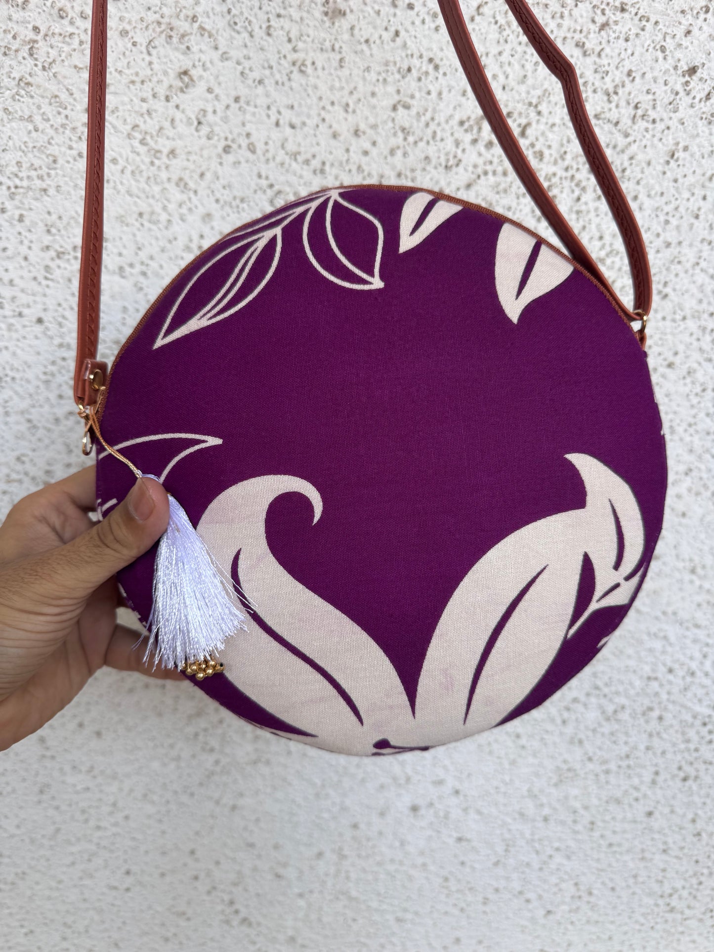 Lily Purple - Cute Round Sling bag