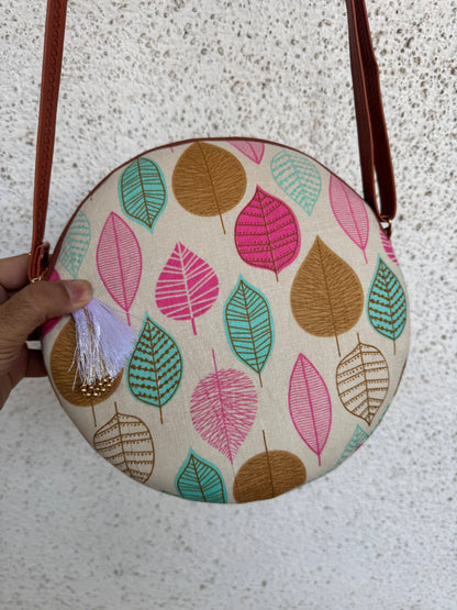 Beach Pink - Cute Round Sling bag