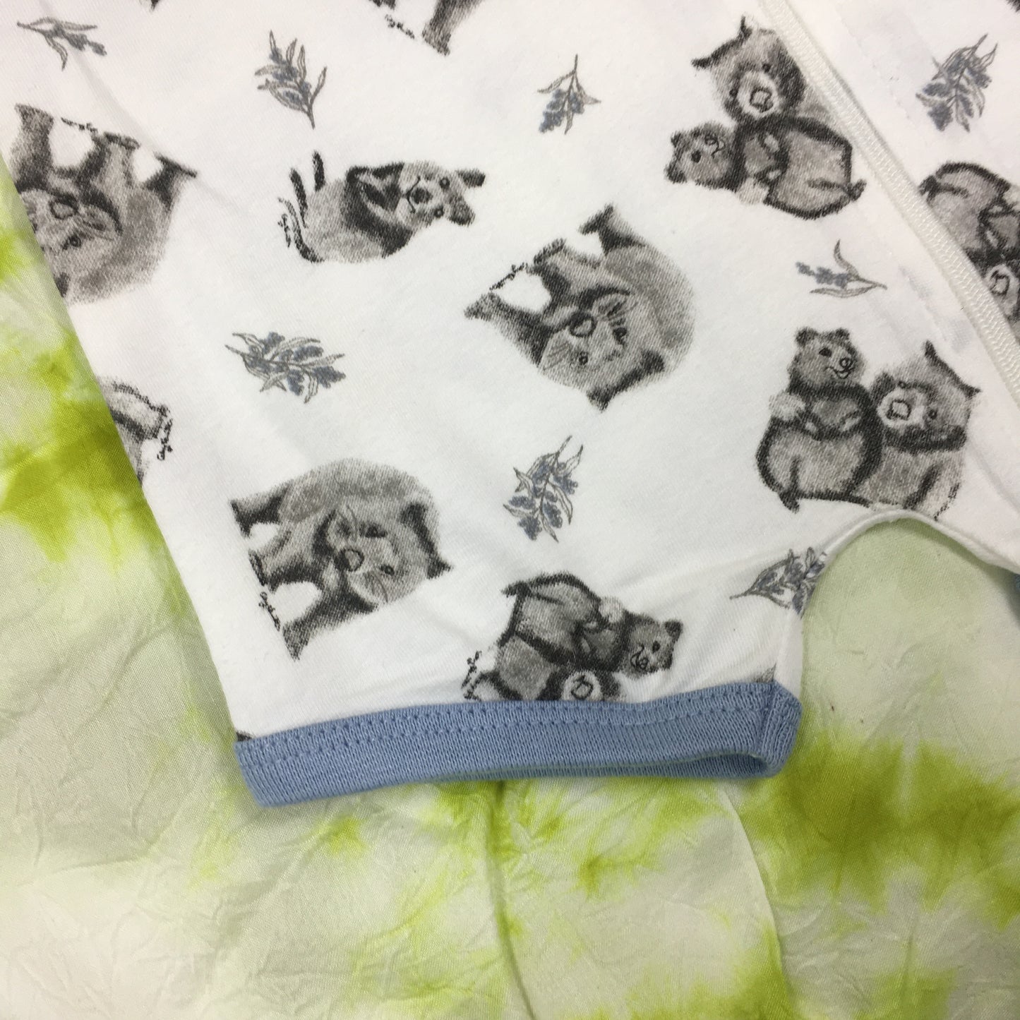 Organic Cotton Romper in Bear Print - No - 2