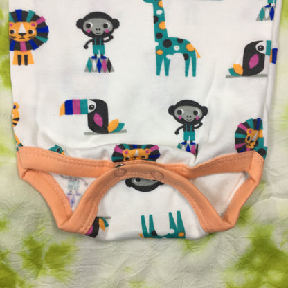 Soft Cotton Romper / Body Suit - 0-3 months - D no - 16