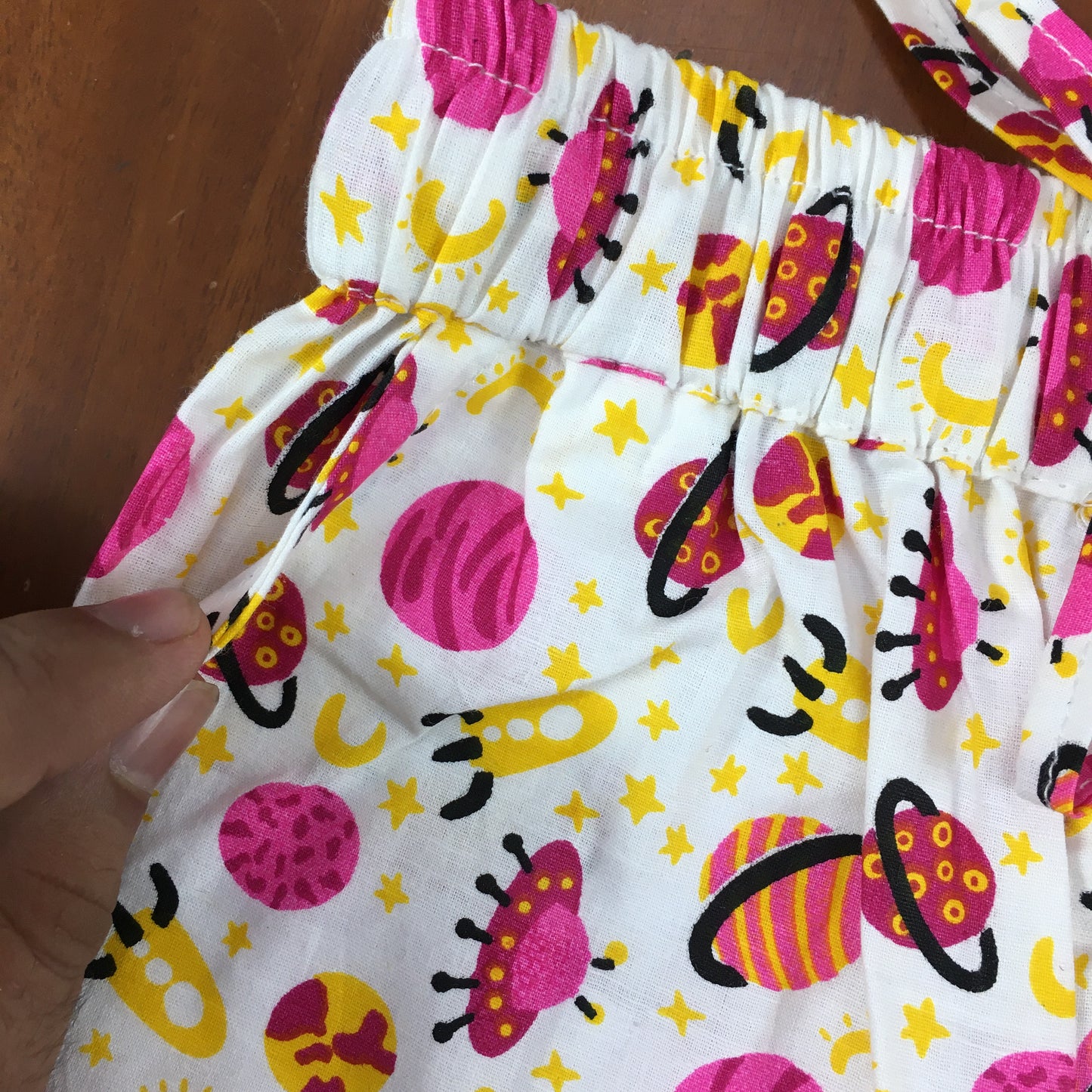 Kids Shirt & Short set - Pink Planets