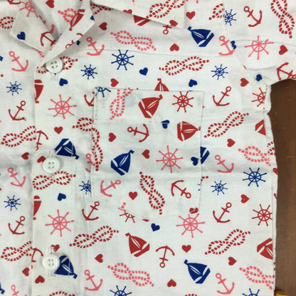 Kids Shirt & Short set - Boats & Pirates