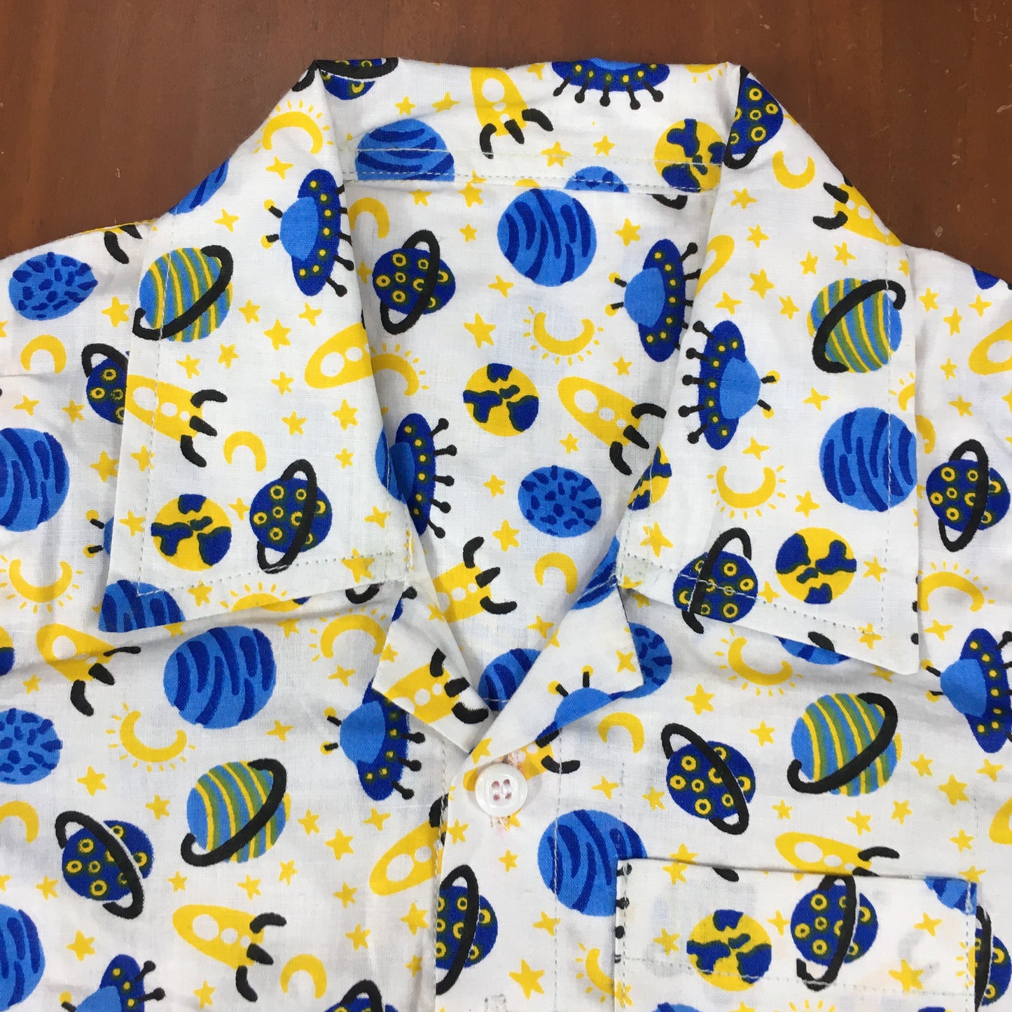 Kids Shirt & Short set - Blue Planet