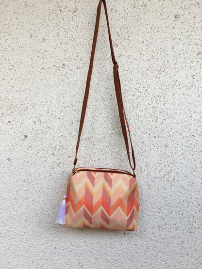 AVA - Big Size Sling - Orange Yellow ZigZag