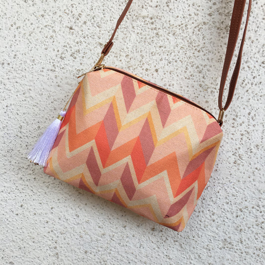 AVA - Big Size Sling - Orange Yellow ZigZag