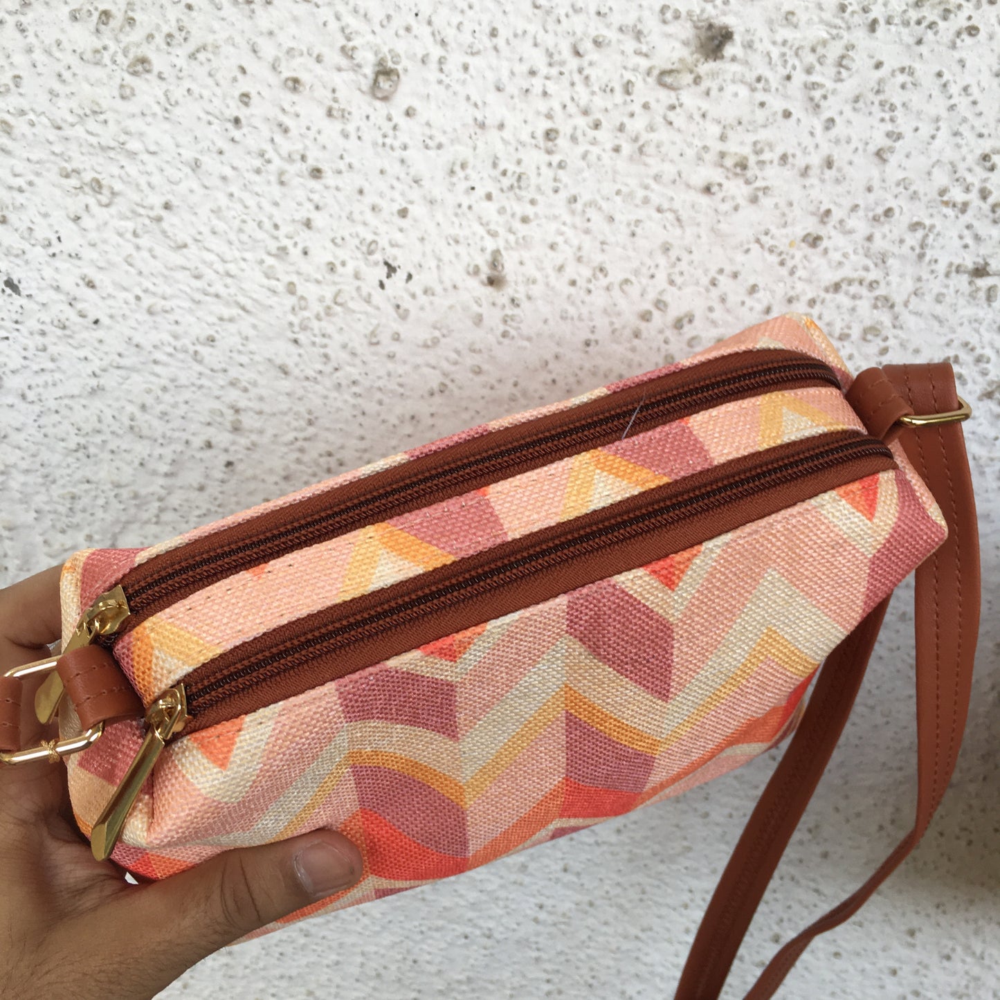 AVA - Big Size Sling - Orange Yellow ZigZag