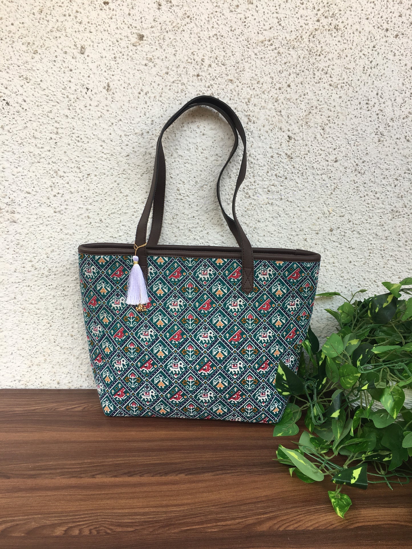 Sea Green - Printed Tote Bag