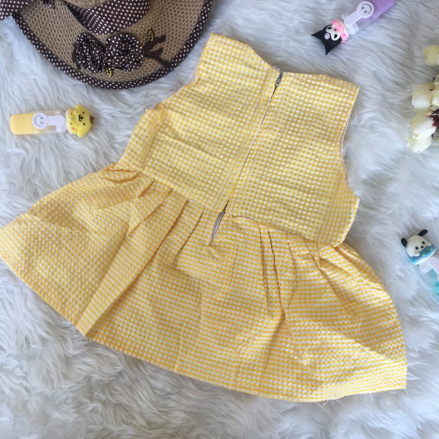 Baby Frock - 1214 - Yellow