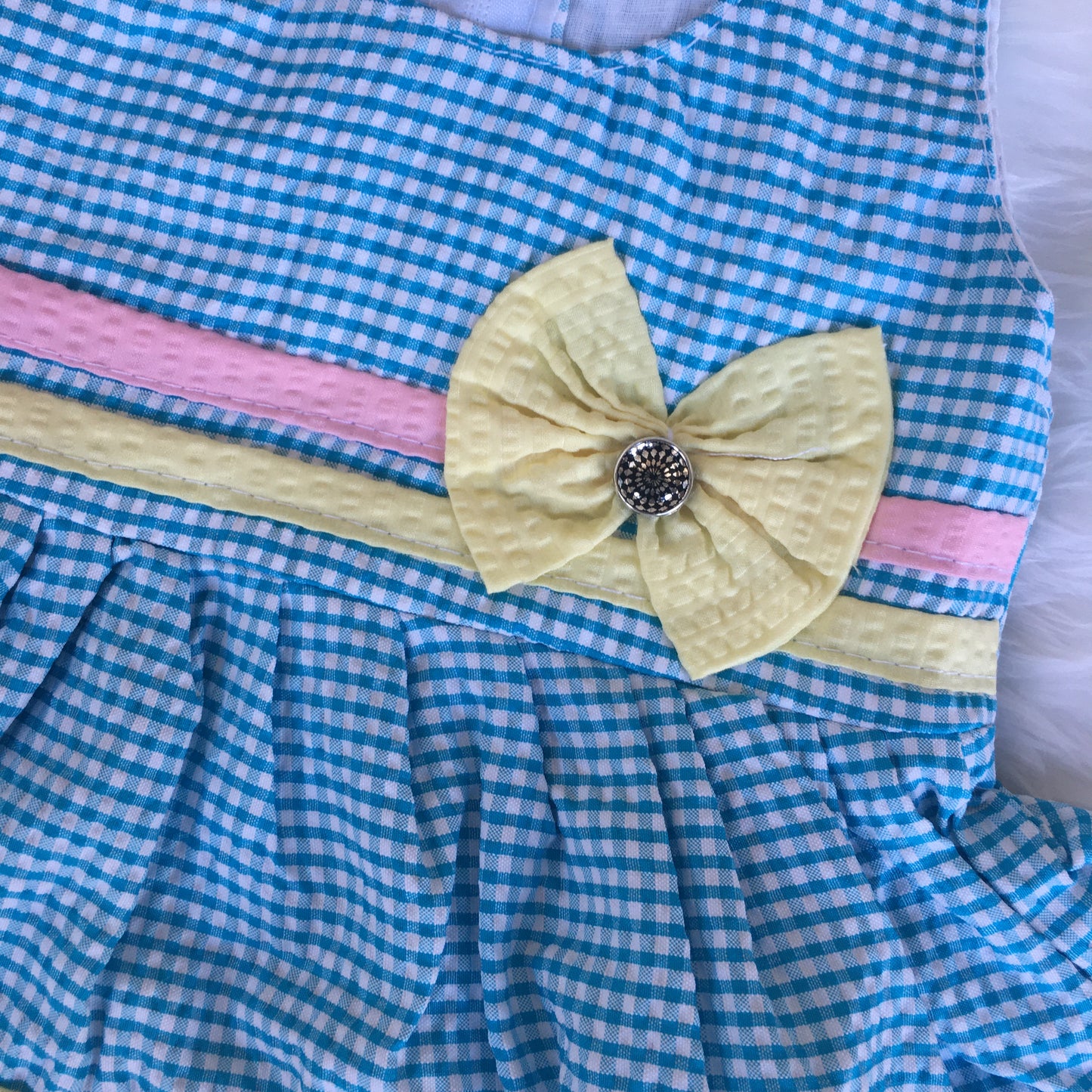 Baby Frock - 1214 - SKy Blue