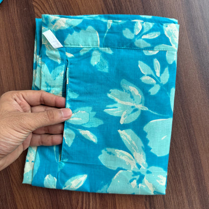 Jasmine White Flower - Firozi - Cord Set - Pure Cotton