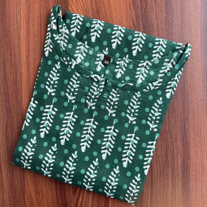 Pine Trees - Green- Cord Set - Pure Cotton