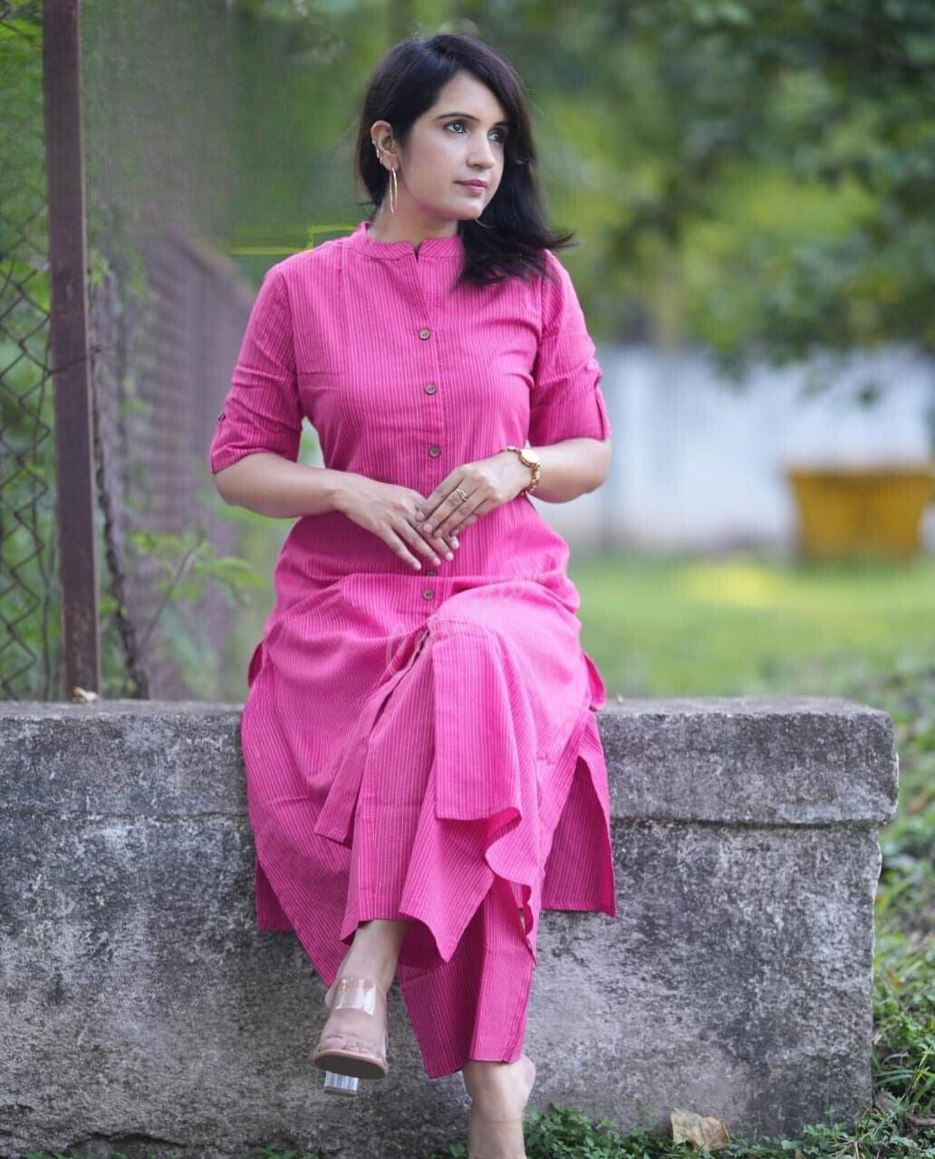 Katha Work - Raani - Cord Set - Pure Cotton