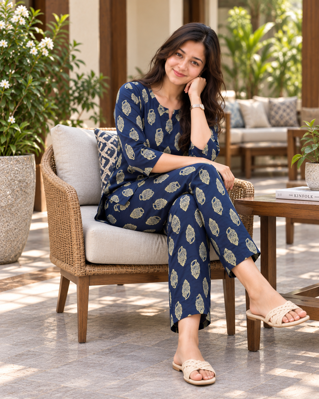 Shell Blue - Cord Set - Pure Cotton