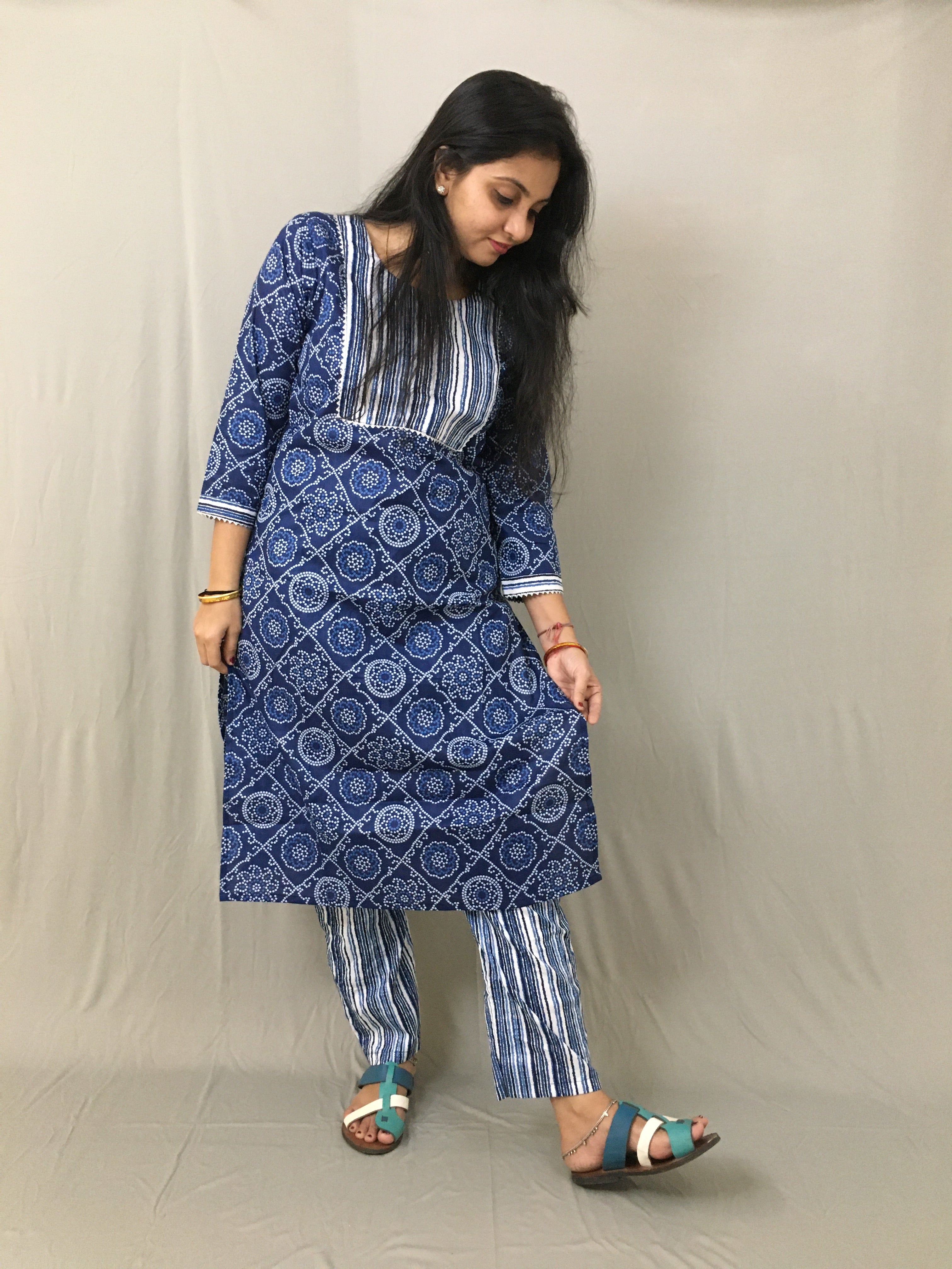 Cotton Ladies Bandhani Kurti, Size: S To XXL at Rs 425 in Jaipur | ID:  26171053733
