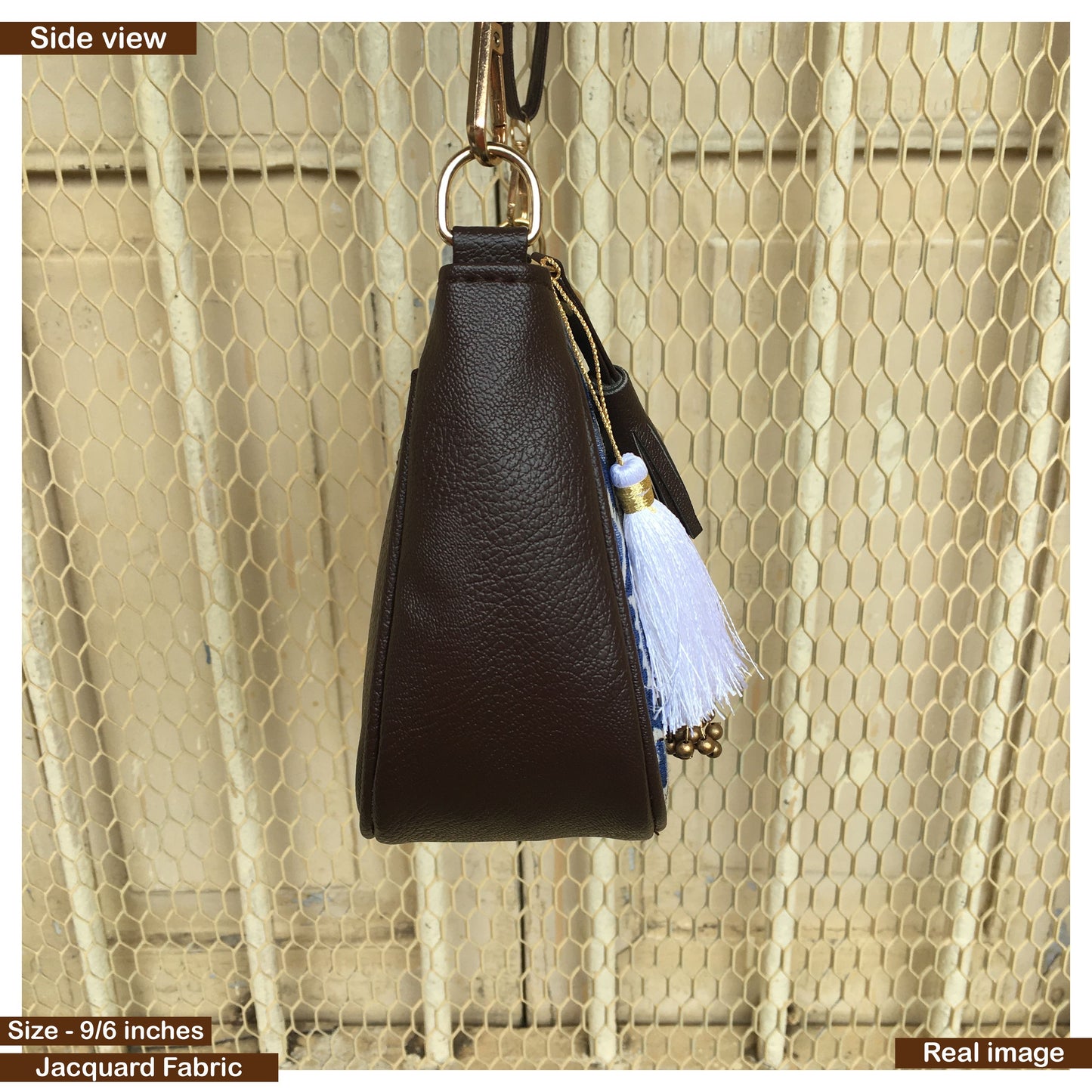 AMARA - Shoulder Bag Cum Sling - Black Aztec