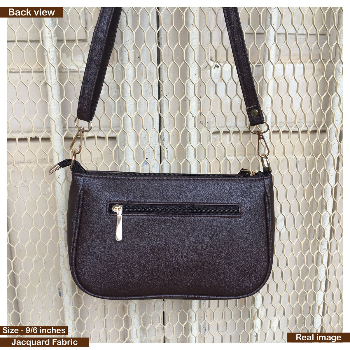 AMARA - Shoulder Bag Cum Sling - Cream & Blue African Print