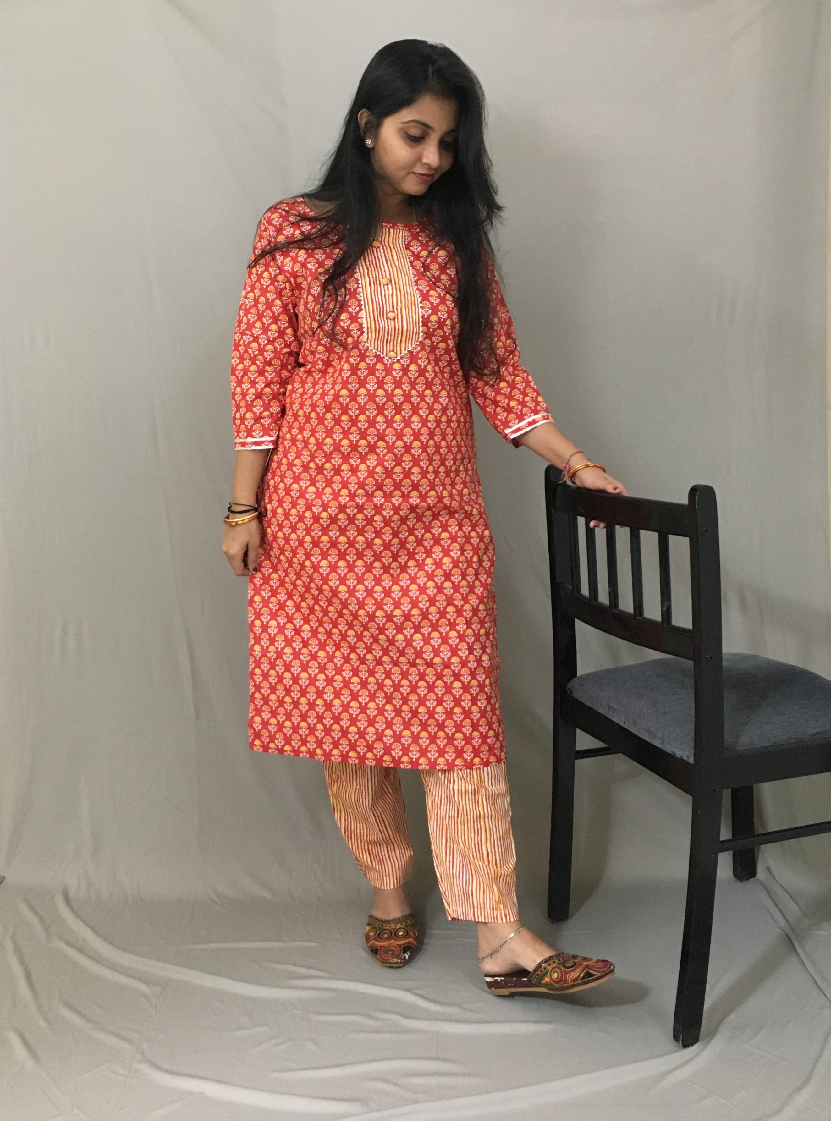 Floral Patch Kurti and Floral Patch Tunic Online Shopping
