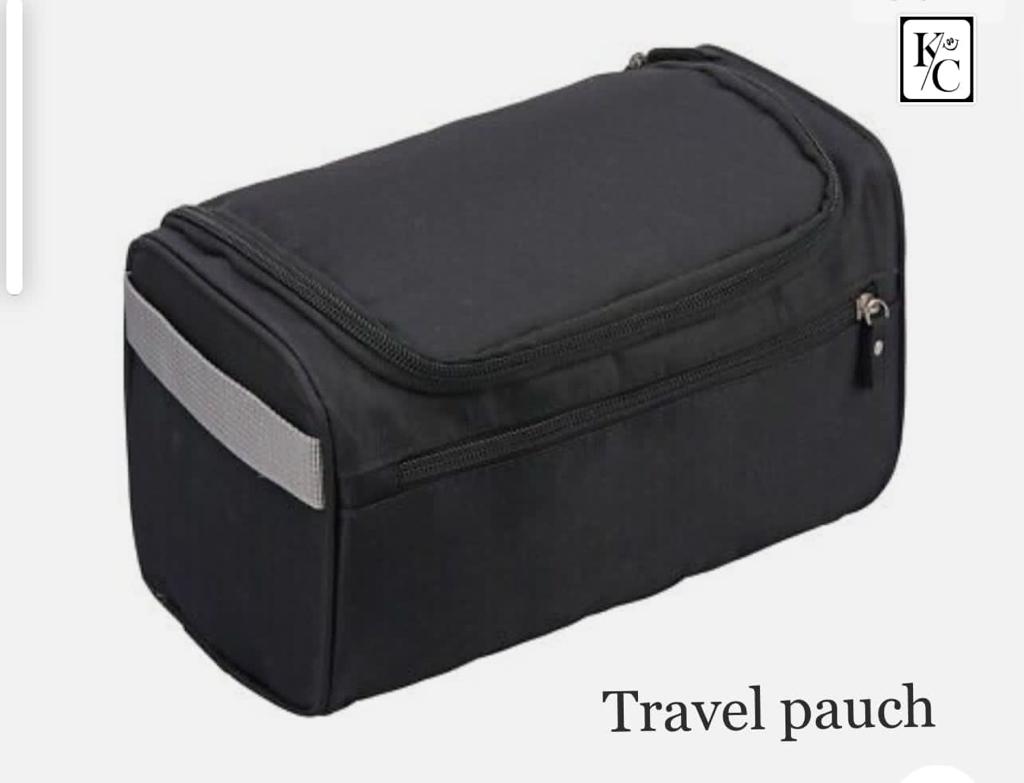 Black Colour Multipurpose Travel Kit / Pouch / Organiser / Make Up Pouch