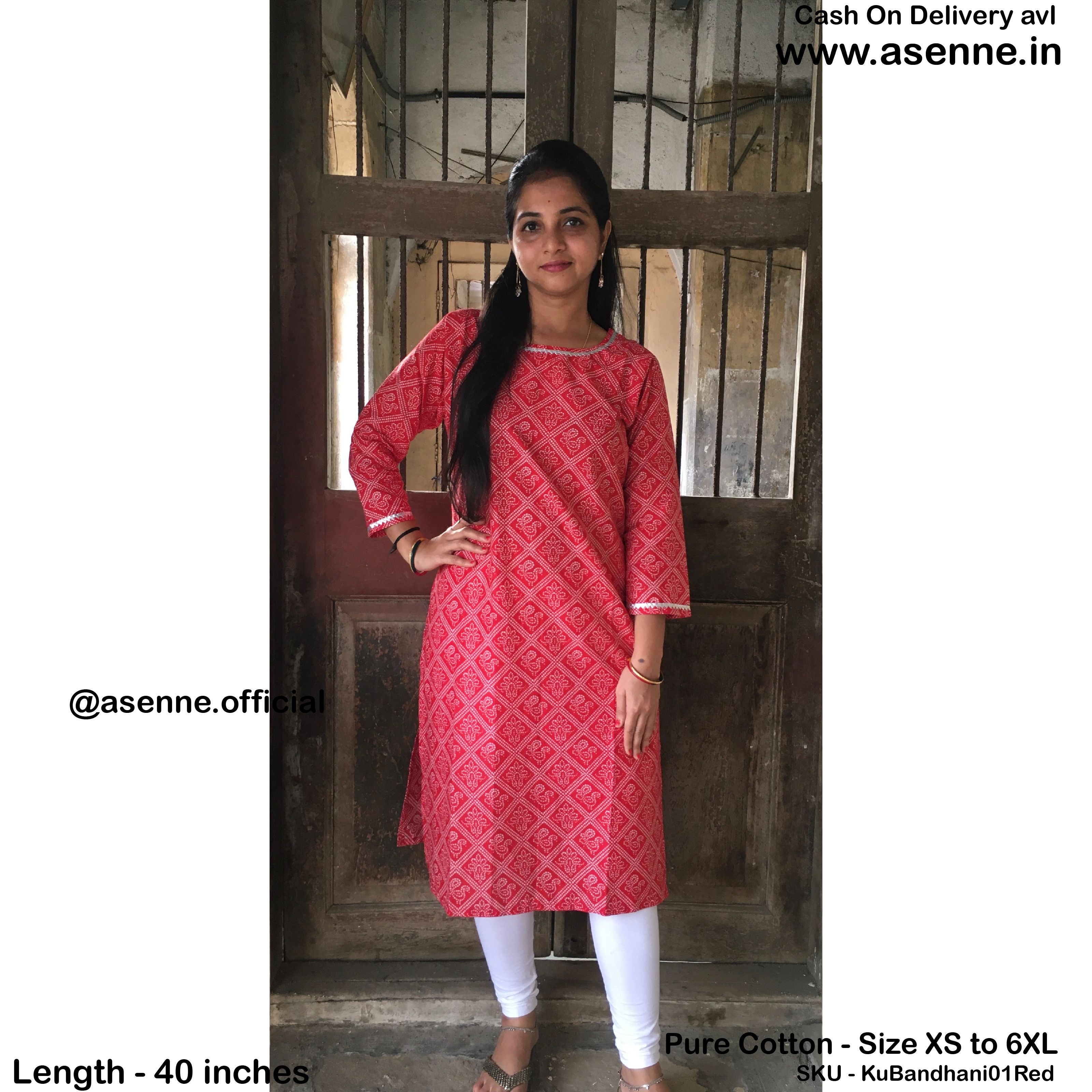 Buy online Bandhani A-line Kurta With Tassels from Kurta Kurtis for Women  by Azira for ₹599 at 63% off | 2023 Limeroad.com